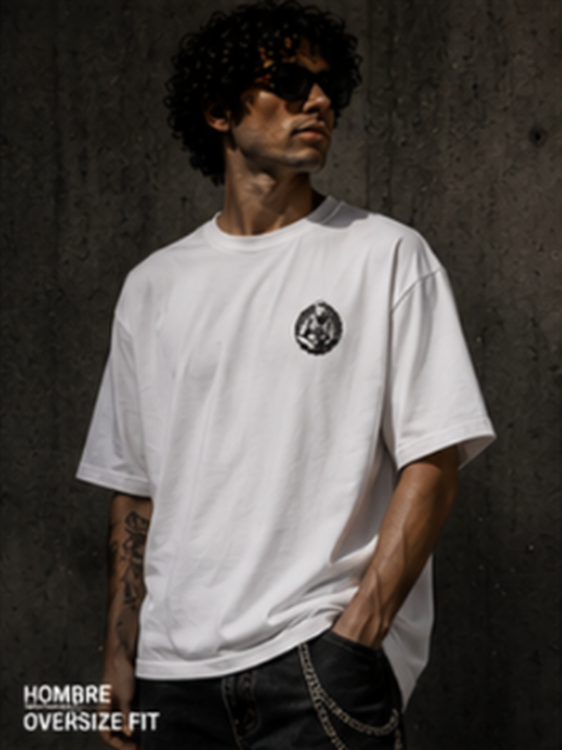 Hombre Oversize, frente